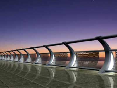 燈光護欄,防撞護欄,橋梁護欄,鋁合金護欄,不銹鋼復合管護欄,河道護欄-山東崇發金屬制品有限公司